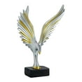 thumbnail image 1 of Estatua de águila con alas extendidas, adorno de colección, decoración del hogar, dormitorio, oficina, resina Champán, 1 of 9