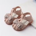 thumbnail image 2 of NOKIO Girls' Block Heel Sandals Toddler Baby Girl Shoes Breathable Shoe Dew Toe Shoe Bag Head Sandals Girl Sandals Baby Soft Shoe Covers Sandals For 0 To 2 Years, 2 of 6