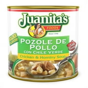 Juanitas Foods Ready to Serve Chicken Pozole with Green Chile Soup, 25 oz Can