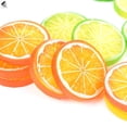 thumbnail image 5 of PULLIMORE 10 Pcs Fake Lemon Slice Artificial Fruit Simulation Plastic Lemon Slices Home Decor (Orange), 5 of 8
