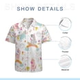thumbnail image 7 of High Quality Hawaiian Shirts for Men Short Sleeve Aloha Beach Shirt Floral Summer Casual Button Down Shirts Blouses IMQSTL, 7 of 7