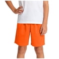 thumbnail image 5 of Yindaity Toddler Boy Cotton Shorts Boys Shorts Boys Quick Dry Athletic Shorts with Elastic Waist for Summer Playwear(Orange,4-5 Years), 5 of 8