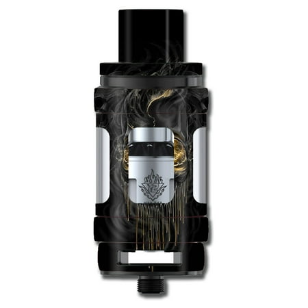 Glowing Skeleton - Skins Decals For Smok Tfv12 Cloud King Tank Vape Mod / Golden Skull, Glowing Skeleton