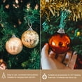 thumbnail image 3 of Miangastore 100pcs Christmas Ball Fitting Creative Ball Caps Hanging Pendant DIY Props, 3 of 8