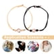 thumbnail image 2 of 1 par de pulseras vibratorias para pareja, pulseras de conexión de latidos del corazón para él y para ella, pulseras tejidas ajustables, joyería de aniversario para relaciones a distancia., 2 of 7