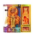 thumbnail image 1 of Rainbow High Meena Fleur – Poupée-mannequin safran doré, 1 of 6