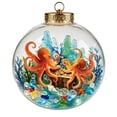thumbnail image 2 of Glowing Ocean‑Themed Christmas Story Ornament Balls with Warm LED Light, Hanging Ornaments for Christmas Tree, Mantel Decor and Holiday Gifting, 2 of 2