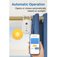 thumbnail image 5 of Toyanc Smart Wi-Fi Automatic Curtain Motor Opener Robot for Roman Rod and Tracks, Energy Saving, White, ABS, 1 pack, 5 of 12