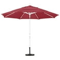 thumbnail image 2 of 11 Pieds Aluminium Marché Umbrella Collier Inclinaison DV Mat Blanc/sunbrella/jock.rouge, 2 of 2