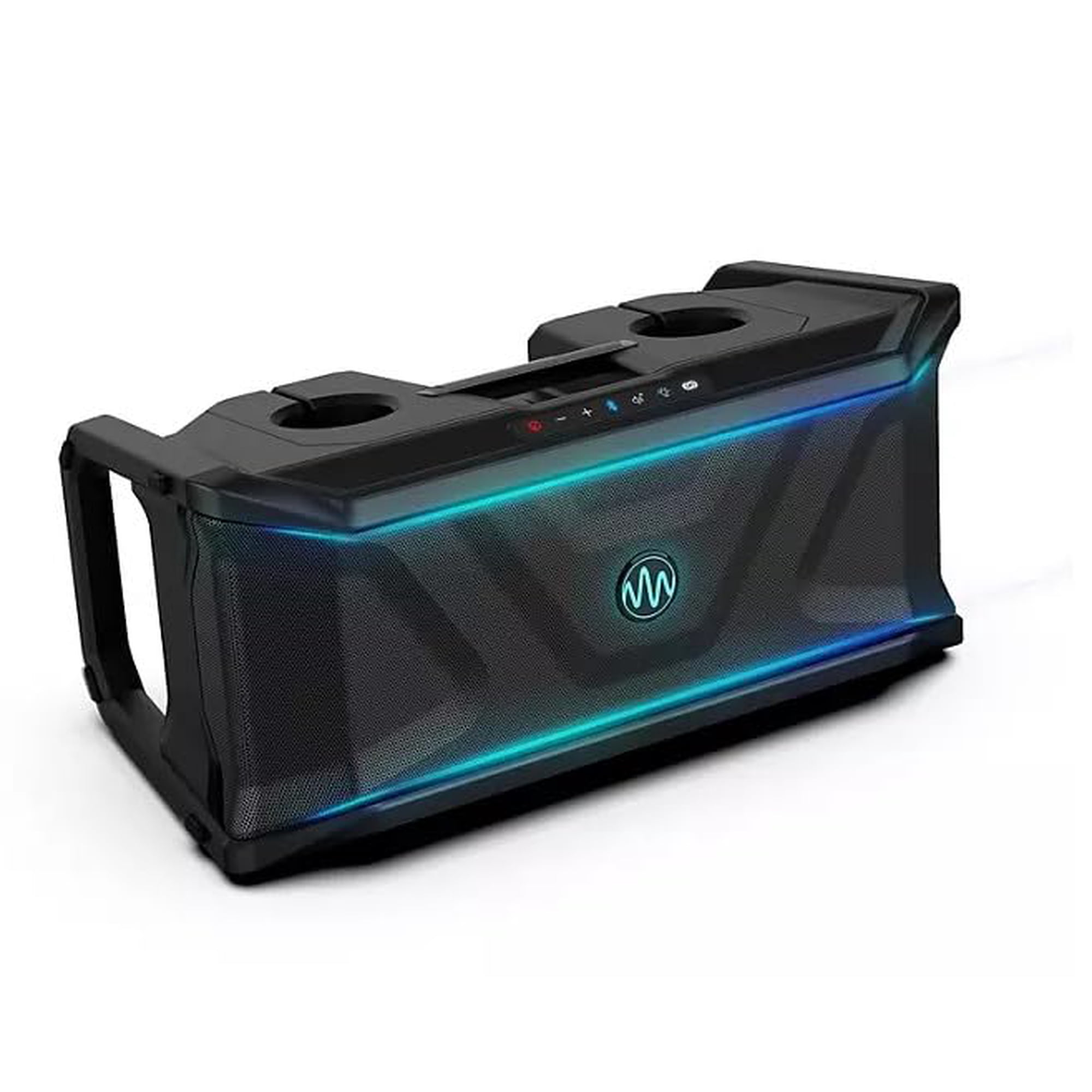 Gemini Sound Floating Bluetooth Speaker SOSP-600 Waterproof IP67 Black 300W Battery Powered