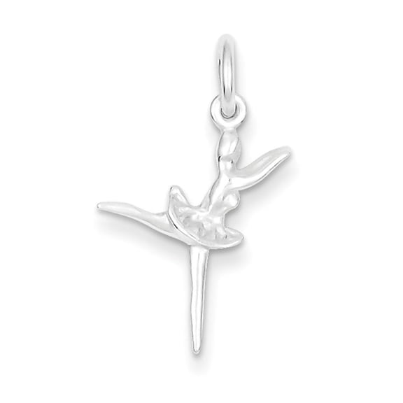 Sterling Silver Ballerina Charm QC295