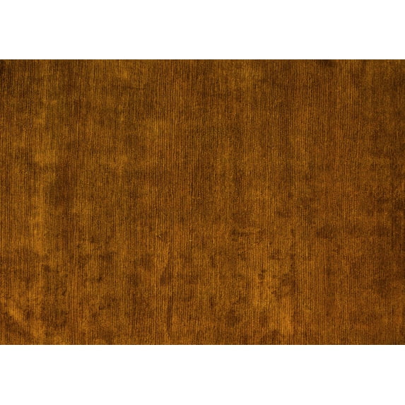 Ahgly Company Machine Washable Indoor Rectangle Abstract Yellow Modern Area Rugs, 3' x 5'