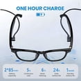 thumbnail image 5 of AI Smart Translation Glasses, 160 Languages Real-Time Translator with Open-Ear Audio, Bluetooth 5.4, 6H Playback, Hands-Free Call, 5 of 9