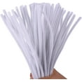 thumbnail image 4 of 100 Pieces Pipe Cleaners Chenille Stem for Arts and Crafts, 6 x 300 mm (White), 4 of 5