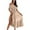 Khaki, variant on Drses‌‌ ‌‌‌‌‌‌‌‌‌‌‌Women's Off Shoulder Maxi Dress - Boho Short Sleeve Flowy Tiered Dress for Beach & Casual