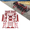 thumbnail image 1 of 15x pieza de coche RC, taza de dirección modificada, Kits de repuesto de brazo oscilante delantero y trasero, accesorios de reequipamiento para 10208 Rojo, 1 of 8
