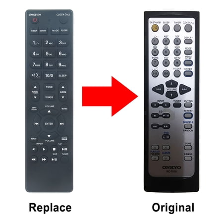 Vinabty RC-791S Infrared Replaced Remote Control Fit for Onkyo CD Receiver CR-445 CS-445 CR445 CS445