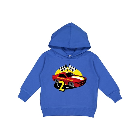 Inktastic Race Car 2nd Birthday Toddler Hoodie