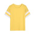 thumbnail image 5 of Womens Summer Tops Sevevn Womens Oversized Tees Loose T Shirts Half Sleeve Round Neck Color BlockTunic Tops, 5 of 6