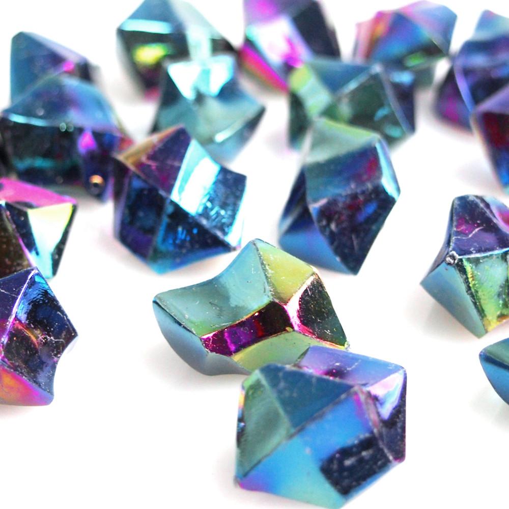 Metallic Acrylic Ice Rocks Table Scatter, 1inch, 136piece, Multi