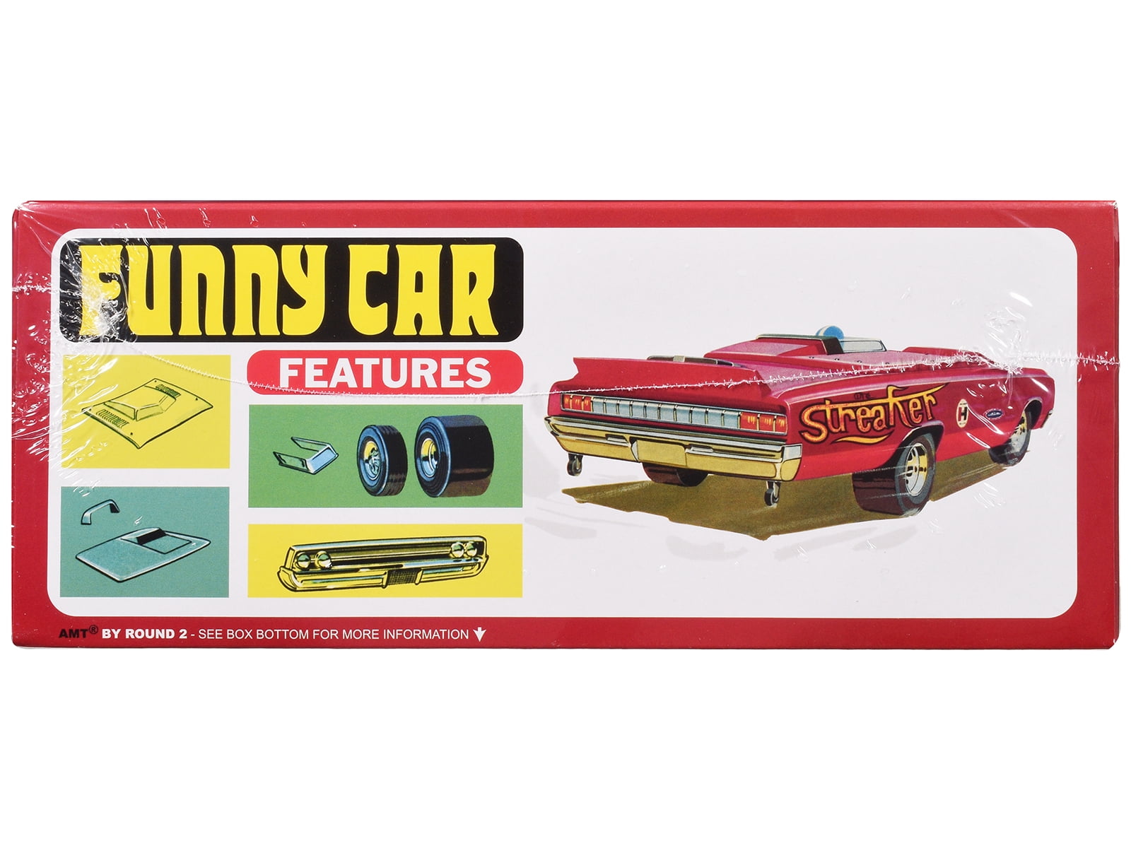 Skill 2 Model Kit 1964 Oldsmobile F-85 AWB Funny Car "Streaker" 1/25 Scale Model by AMT
