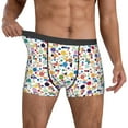 thumbnail image 2 of Kdxio Men's Boxer Briefs with Colorful Spots Print - Comfortable and Breathable Underwear for Everyday Wear, 2 of 7