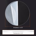 thumbnail image 2 of Acrylic Sheet Circle Round Disc,Clear,3mm Thick,5" Diameter,Acrylic Round Sheet(120mm), 2 of 3