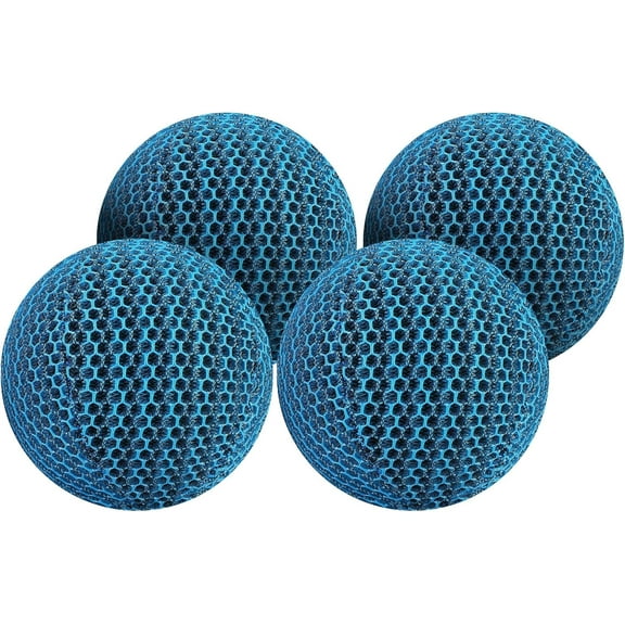 4 Pcs Hot Tub Pool Scum Absorber-3.1 Inches Reusable Scum Eliminating Sponge Balls, Pool Sponge Oil Absorber-Hot Tub Scum Cleaner Devours Scum for Swimming Pools and Spas