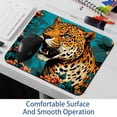 thumbnail image 6 of Leopard Printed Gaming Mousepad Desk Pad, Square 8.3x9.8 Inch Non-Slip Rubber Bottom Mouse Mat for Office and Gaming, 6 of 6