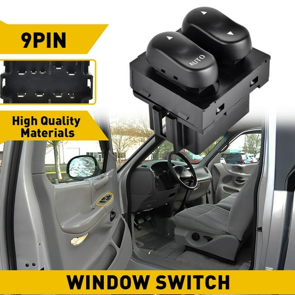 Master Window Control Door Power Switch for 1999-2002 Ford F150 Left Driver Side