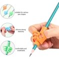 thumbnail image 4 of 6 Pcs Poignée de Crayon Guide de Doigt pour Enfants Aide à l'Écriture, 4 of 5