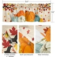 thumbnail image 6 of Harvest Pumpkin Kitchen Curtains Valances for Window,Tanksgiving Fall Curtains & Drapes Rod Pocket Maple Leaf Curtain Autumn Short Topper Valance for Kitchen Window Curtains Over Sink 54x18in,1 Panel, 6 of 6