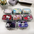 thumbnail image 1 of Caja de Medicina de Metal dividida con figuras de Anime Sanrio, Hello Kitty, My Melody, Cinnamoroll, caja de almacenamiento de joyas portátil de viaje, Juguetes, 1 of 5