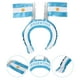 thumbnail image 4 of 20 diademas inflables para fiestas de fútbol, con globos de película de aluminio., 4 of 5