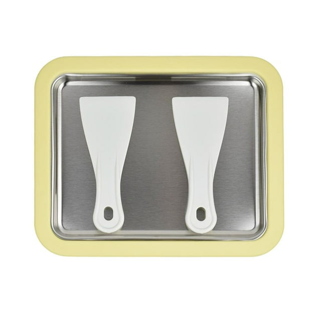Kit de Machine à Crème Glacée, Machine Portative Instantanée pour Crème Glacée Roulée à la Maison