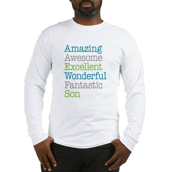CafePress - Son Amazing Fantastic Long Sleeve T Shirt - Unisex Cotton Long Sleeve T-Shirt