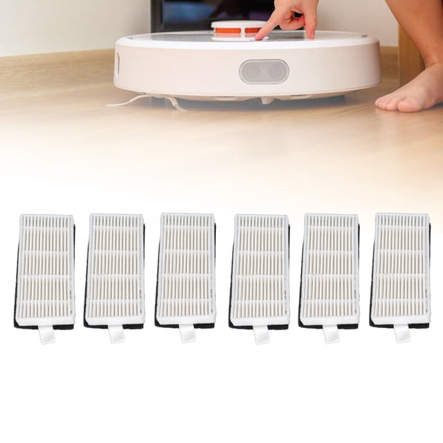 Vacuum 6pcs/Establecimiento Piezas de Repuesto de Filtro de Barrendero Para El Kit de Pantalla del Filtro de Filtro de Filtro Lydsto R1