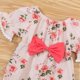 thumbnail image 3 of Gibobby Ropa Para Bebe de verano Triángulo Bebé Mono Bebé Salir Escalada Ropa Pequeña Flor Princesa Falda Casual(Rosa, 12-18 Meses), 3 of 5