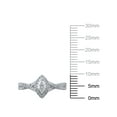 thumbnail image 4 of 1/2 Carat T.W. (I2 clarity, H-I color) Brilliance Fine Jewelry Marquise cut Diamond Engagement Ring in 10kt White Gold, Size 9, 4 of 5