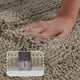thumbnail image 2 of Non-Slip Soft Chenille Bath Mat High Water Absorbent for Bath Room/Kitchen Machine-Washable, Perfect for Doormats,Tub,Size 47" X 17",Striped Pattern,Taupe, 2 of 4