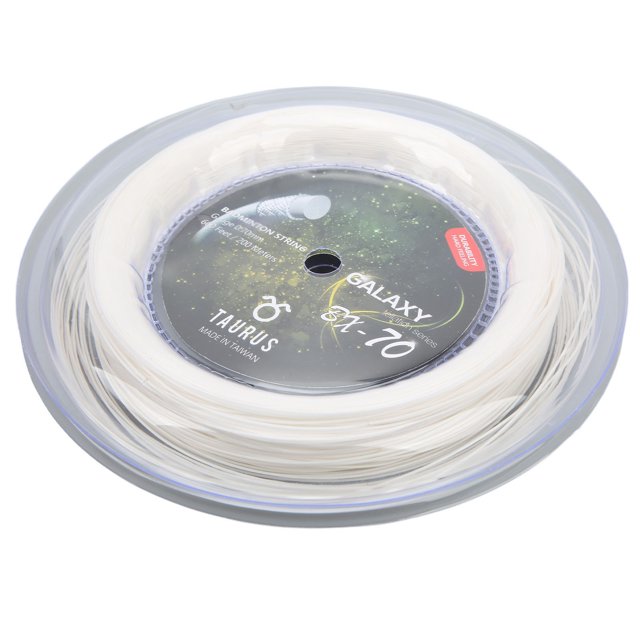 Nylon Badminton Racket String, 0.7mm Diameter, 200m Length with Excellent Elasticity, Strength, for Advanced Players and Team Training