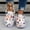 White, variant on KEVCHE Halloween Womens Print Lace Up Walking Shoes, Casual Daily Wear Footwear with Comfortable Lightweight Design, Festive Halloween Flat Shoes for Seasonal Party