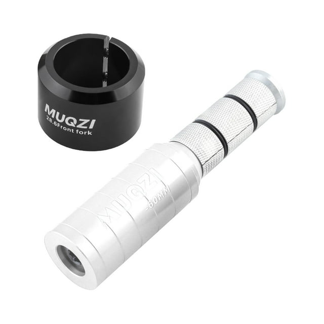 Extensor de vástago de horquilla de bicicleta, extensor de cuello, adaptador elevador de manillar de bicicleta de 28,6mm para Plata