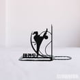 thumbnail image 2 of Glowneon Custom Taekwondo Black Bookend Metal Art, Book Holder Decor, 2 of 5