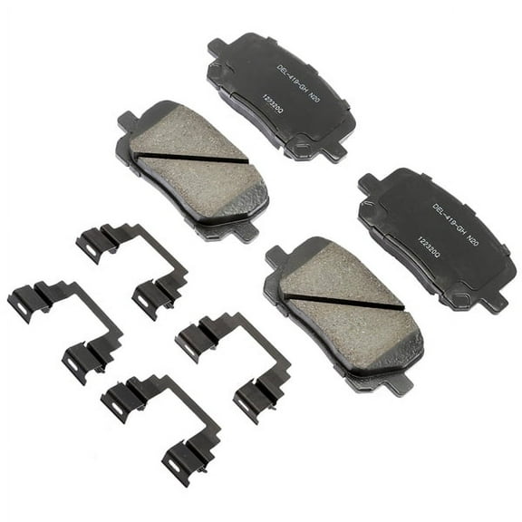 ACDelco 17D923CHF1 Ceramic Disc Brake Pad Fits select: 2003-2008 TOYOTA COROLLA, 2003-2008 TOYOTA COROLLA MATRIX