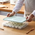 thumbnail image 4 of Caja de almacenamiento de carne para albóndigas de comida de 4 capas con tapa, soporte para contenedor a prueba de fugas, 4 of 5