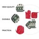 thumbnail image 4 of 2 sets Guantes resistentes al calor del horno de la cocina de Navidad Guantes de aislamiento creativo, 4 of 6
