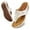 Beige, variant on Ecetana Women Sandals Flip Flops for Women Summer Casual Wedge Sandals Shoes Massage Function