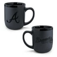 thumbnail image 3 of WinCraft Atlanta Braves 17oz. Black Tonal Ceramic Mug, 3 of 5