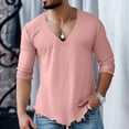 thumbnail image 6 of LIaqionyy Shirts for Mens V Neck Casual Long Sleeve Tops Breathable Fashion Summer Vacation Shirt Clothes, 6 of 6